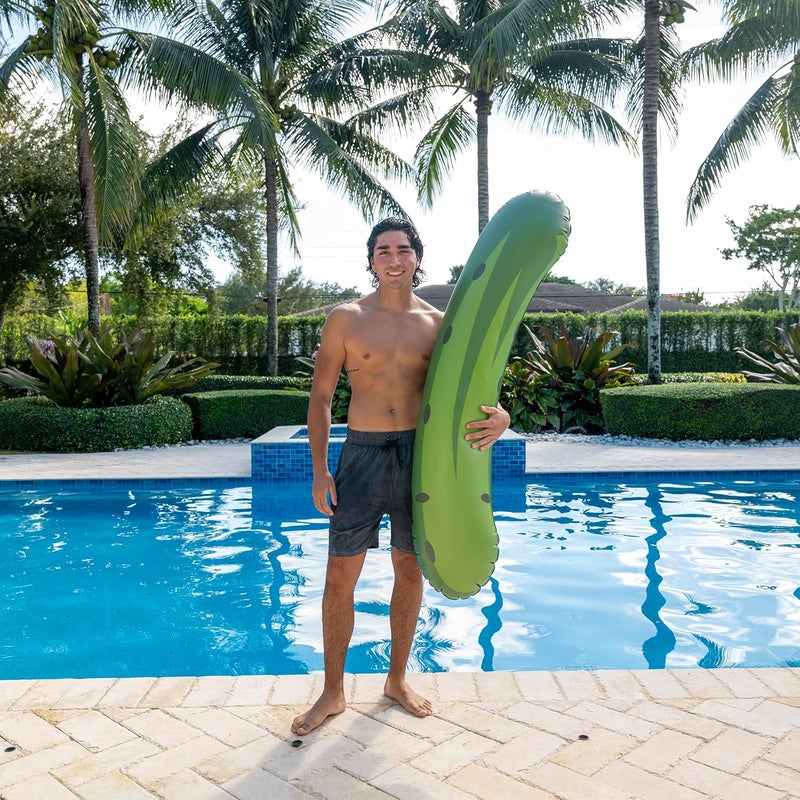 Poolcandy Giant Inflatable Pickle Pool Noodle - Image 1